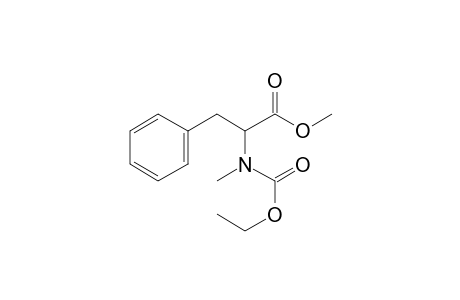 L-Phenylalanine, N-methyl-N-(ethoxycarbonyl)-, methyl ester