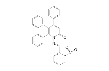 1-[(o-nitrobenzylidene)amino]-4,5,6-triphenyl-2(1H)-pyridone