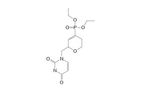 DIETHYL-6-[[2,4-DIOXO-3,4-DIHYDRO-1(2H)-PYRIMIDINYL]-METHYL]-3,6-DIHYDRO-2H-PYRAN-4-YLPHOSPHONATE