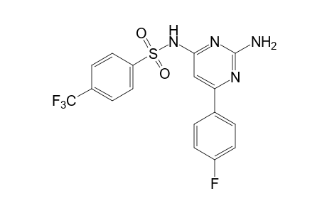 N-[2-amino-6-(p-fluorophenyl)-4-pyrimidinyl]-alpha,alpha,alpha-trifluoro-p-toluenesulfonamide