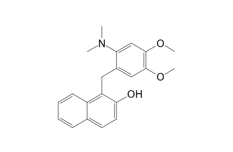 1-[4',5'-Dimethoxy-2-(dimethylamino)benzyl]-2-naphthol