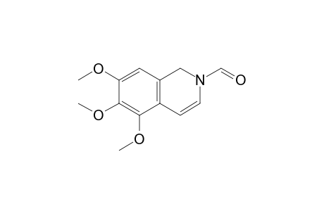 5,6,7-trimethoxy-1H-isoquinoline-2-carbaldehyde