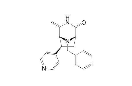 (1S,5R,6S) 8-Benzyl-4-methylene-2-oxo-6-endo-6-pyridin-4-yl-3,8-diazabicyclo[3.2.1]octane