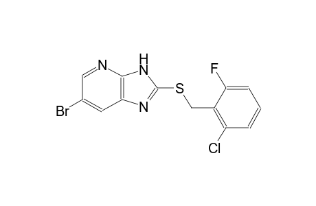 6-bromo-2-[(2-chloro-6-fluorobenzyl)sulfanyl]-3H-imidazo[4,5-b]pyridine