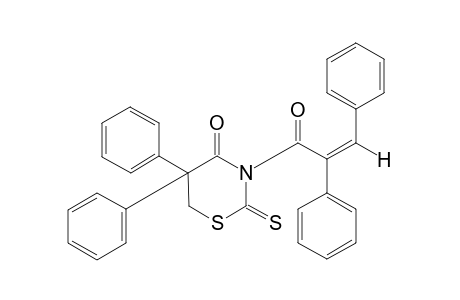 dihydro-5,5-diphenyl-3-(trans-2,3-diphenylacryloyl)-2-thio-2H-1,3-thiazine-2,4(3H)-dione