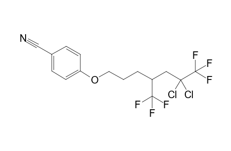 4-((6,6-Dichloro-7,7,7-trifluoro-4-(trifluoromethyl)heptyl)oxy)benzonitrile