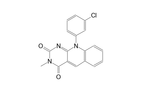 pyrimido[4,5-b]quinoline-2,4(3H,10H)-dione, 10-(3-chlorophenyl)-3-methyl-