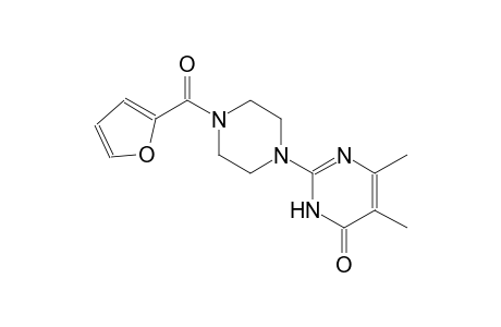 2-[4-(2-furoyl)-1-piperazinyl]-5,6-dimethyl-4(3H)-pyrimidinone