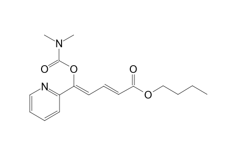 Butyl (2E,4Z)-5-((dimethylcarbamoyl)oxy)-5-(pyridin-2-yl)penta-2,4-dienoate