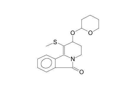 1-METHYLTHIO-2-(PERHYDROPYRAN-2-YLOXY)-2,3-DIHYDRO-4H-BENZOINDOLIZIN-6-ONE