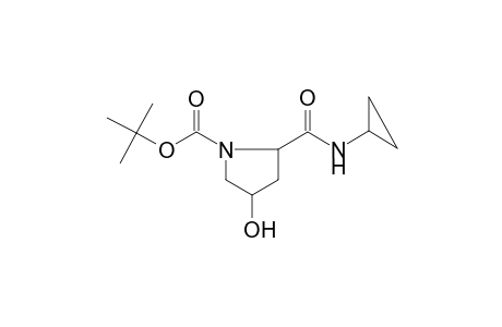 tert-butyl 2-[(cyclopropylamino)carbonyl]-4-hydroxy-1-pyrrolidinecarboxylate