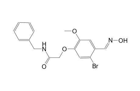 N-benzyl-2-{5-bromo-4-[(E)-(hydroxyimino)methyl]-2-methoxyphenoxy}acetamide