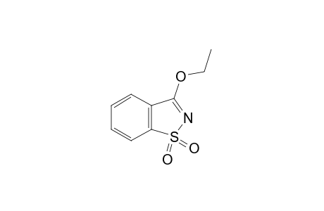 3-ethoxy-1,2-benzisothiazole, 1,1-dioxide