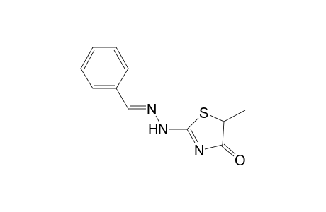 Benzaldehyde (5-methyl-4-oxo-4,5-dihydro-1,3-thiazol-2-yl)hydrazone