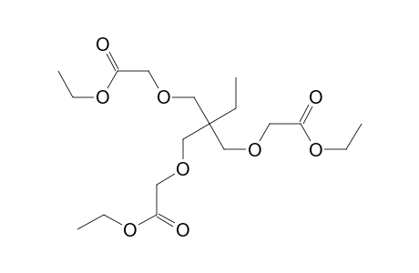 Ethyl {2,2-bis[(2-ethoxy-2-oxoethoxy)methyl]butoxy}acetate
