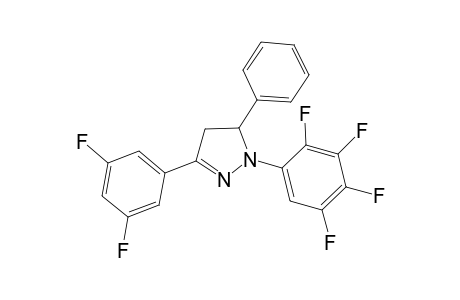 3-(3',5'-Difluorophenyl)-1-(2",3",5",6'-tetrafluorophenyl)-5-phenyl-4,5-dihydro-1H-pyrazole