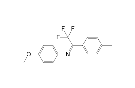 4-Methoxy-N-(2,2,2-trifluoro-1-(p-tolyl)ethylidene)aniline