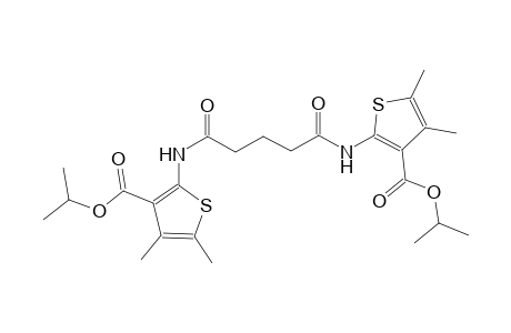 isopropyl 2-[(5-{[3-(isopropoxycarbonyl)-4,5-dimethyl-2-thienyl]amino}-5-oxopentanoyl)amino]-4,5-dimethyl-3-thiophenecarboxylate