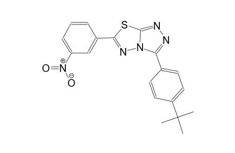 [1,2,4]triazolo[3,4-b][1,3,4]thiadiazole, 3-[4-(1,1-dimethylethyl)phenyl]-6-(3-nitrophenyl)-