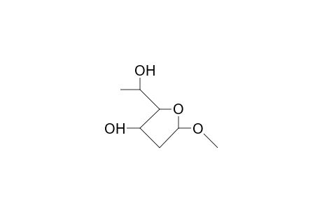 Methyl 2,6-dideoxy-.beta.-L-xylofuranoside