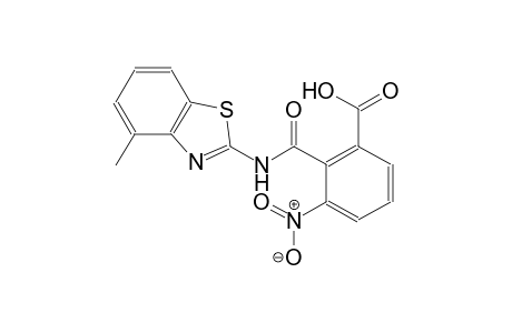 benzoic acid, 2-[[(4-methyl-2-benzothiazolyl)amino]carbonyl]-3-nitro-