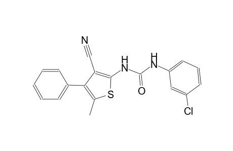 N-(3-chlorophenyl)-N'-(3-cyano-5-methyl-4-phenyl-2-thienyl)urea