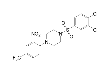 1-[(3,4-DICHLOROPHENYL)SULFONYL]-4-(2-NITRO-alpha,alpha,alpha-TRIFLUORO-p-TOLYL)PIPERAZINE