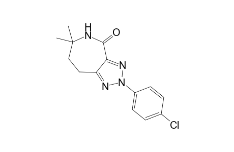 6,6-Dimethyl-2-(4'-chlorophenyl)-(1,2,3)-triazol[4,5-c]azepin-4-one