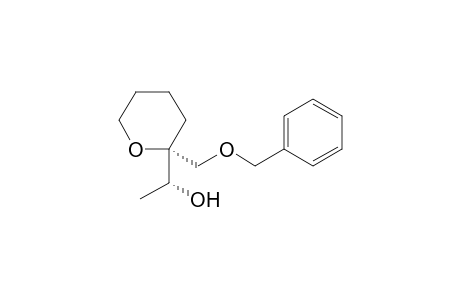 (1R)-1-[(2R)-2-(benzoxymethyl)tetrahydropyran-2-yl]ethanol