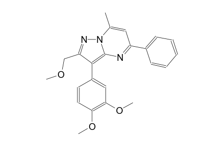 pyrazolo[1,5-a]pyrimidine, 3-(3,4-dimethoxyphenyl)-2-(methoxymethyl)-7-methyl-5-phenyl-