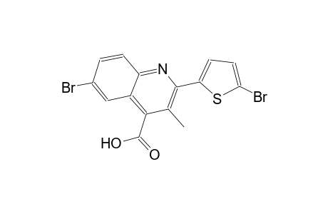 6-bromo-2-(5-bromo-2-thienyl)-3-methyl-4-quinolinecarboxylic acid