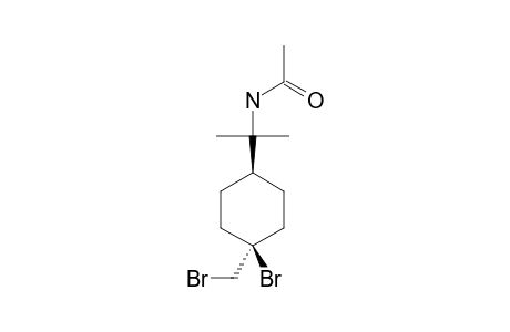 (R-1,C-4)-8-ACETAMIDO-1,7-DIBrOMO-PARA-MENTHANE