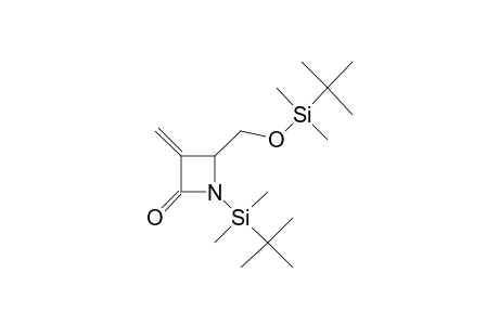 1-[tert-Butyl(dimethyl)silyl]-4-(([tert-butyl(dimethyl)silyl]oxy)methyl)-3-methylene-2-azetidinone