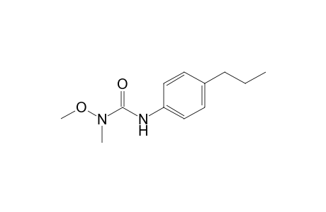 Urea, N-methoxy-N-methyl-N'-(4-propylphenyl)-