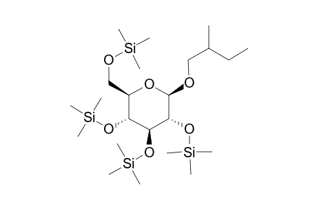 (2R,3S,4S,5R,6R)-2-(Hydroxymethyl)-6-(2-methylbutoxy)oxane-3,4,5-triol, 4tms