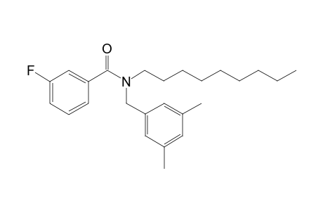 Benzamide, 3-fluoro-N-(3,5-dimethylbenzyl)-N-nonyl-