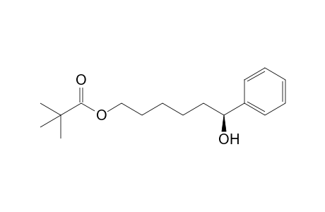 (S)-6-Hydroxy-6-phenylhexyl pivalate