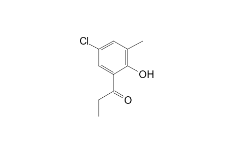 1-(5-Chloranyl-3-methyl-2-oxidanyl-phenyl)propan-1-one