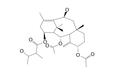 10-BETA-HYDROXY-2-ALPHA,5-ALPHA-DIACETOXY-14-BETA-(2'-METHYL-3'-HYDROXY)-BUTYROXY-4(20),11-TAXADIENE