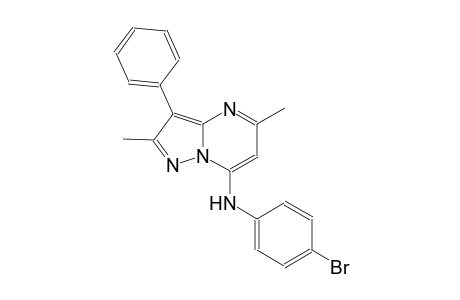N-(4-bromophenyl)-2,5-dimethyl-3-phenylpyrazolo[1,5-a]pyrimidin-7-amine