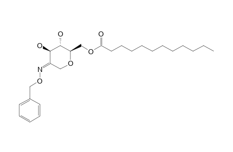 1,5-ANHYDRO-6-O-DODECANOYL-D-FRUCTOSE-O-BENZYLOXIME