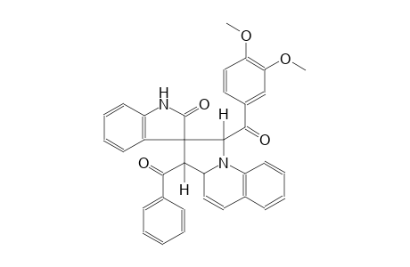 (1'R,2'R,3'R)-3'-benzoyl-1'-(3,4-dimethoxybenzoyl)-3',3a'-dihydro-1'H-spiro[indoline-3,2'-pyrrolo[1,2-a]quinolin]-2-one