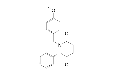 (+)-(6S)-1-(4-METHOXYBENZYL)-6-PHENYLPIPERIDINE-2,5-DIONE