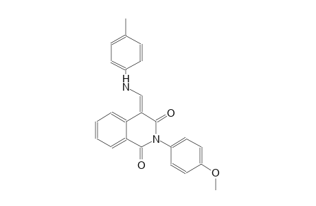 1,3(2H,4H)-isoquinolinedione, 2-(4-methoxyphenyl)-4-[[(4-methylphenyl)amino]methylene]-, (4E)-