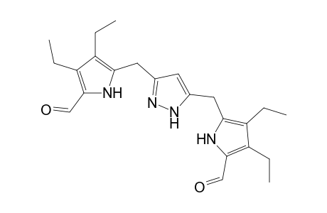 3,5-bis(3',4'-Diethyl-5'-formyl-1H-pyrrol-2'-ylmethyl)-1H-pyrazole