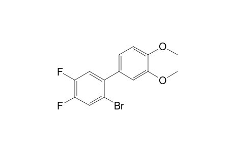2-Bromo-4,5-difluoro-3',4'-dimethoxybiphenyl.
