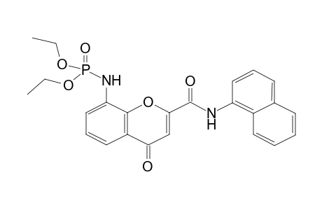 8-(diethoxyphosphorylamino)-4-keto-N-(1-naphthyl)chromene-2-carboxamide
