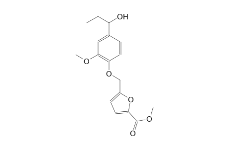 methyl 5-{[4-(1-hydroxypropyl)-2-methoxyphenoxy]methyl}-2-furoate