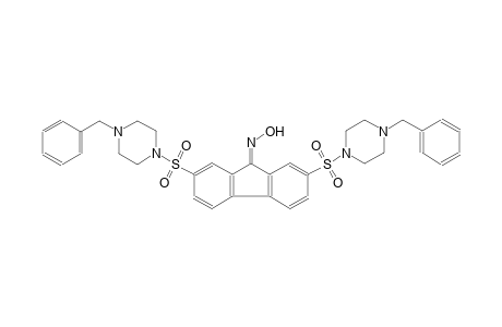 2,7-bis[(4-benzyl-1-piperazinyl)sulfonyl]-9H-fluoren-9-one oxime