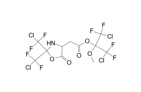 4-Oxazolidineacetic acid, 2,2-bis(chlorodifluoromethyl)-5-oxo-, 2-chloro-1-(chlorodifluoromethyl)-2,2-difluoro-1-methoxyethyl ester